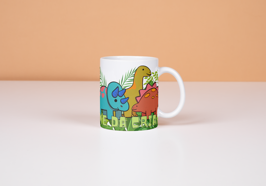 Caneca de dinossauros